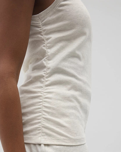 Ruched Pajama Tank - HEATHER CRYSTAL | Soma Women