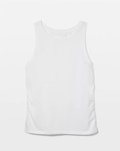 Ruched Pajama Tank - OPTIC WHITE | Soma Women