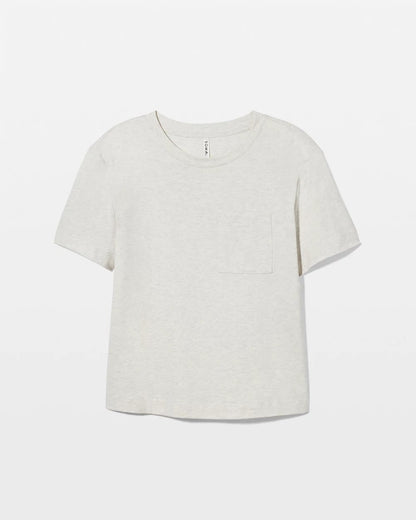 Short-Sleeve Pocket Pajama Tee - HEATHER CRYSTAL | Soma Women