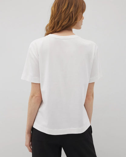 Short-Sleeve Pocket Pajama Tee - OPTIC WHITE | Soma Women