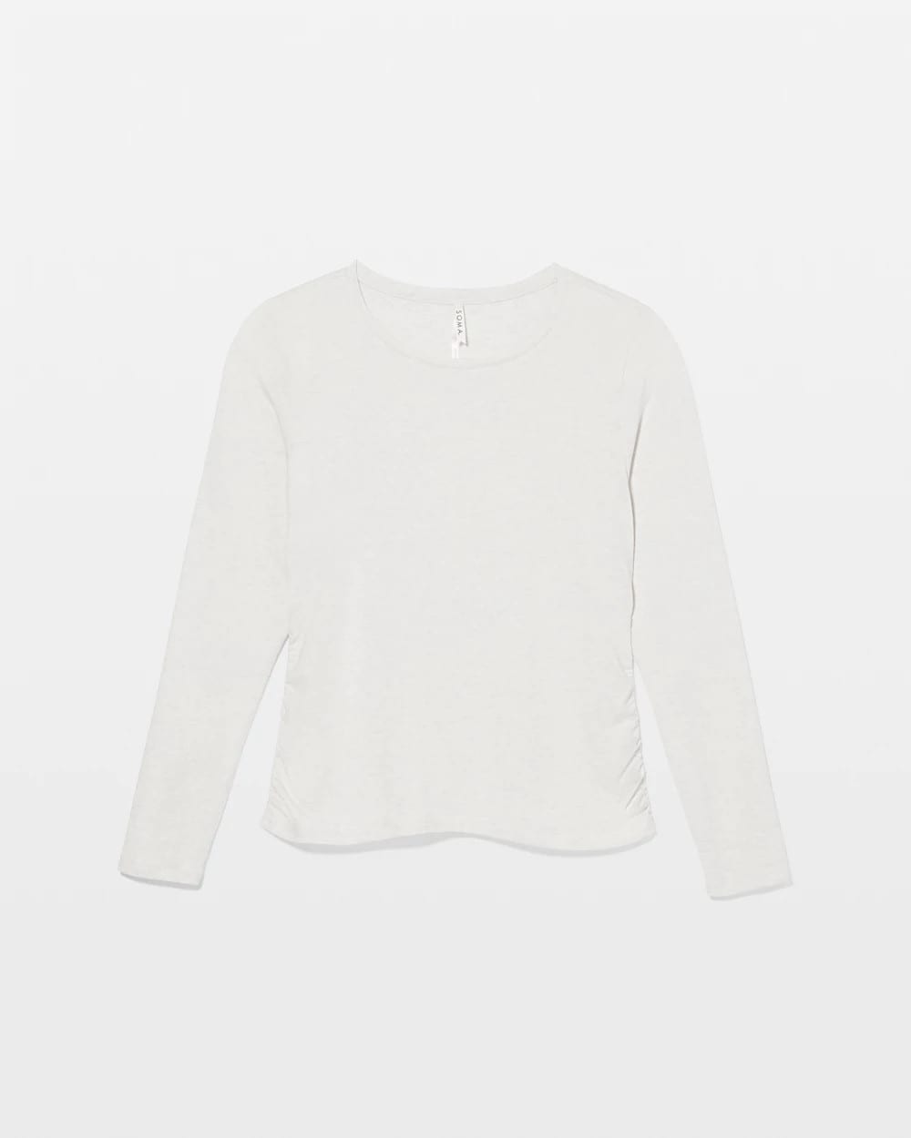 Ruched Long Sleeve Pajama Tee - HEATHER CRYSTAL | Soma Women