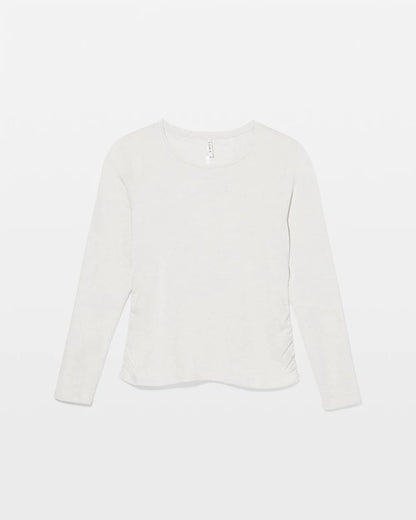 Ruched Long Sleeve Pajama Tee - HEATHER CRYSTAL | Soma Women