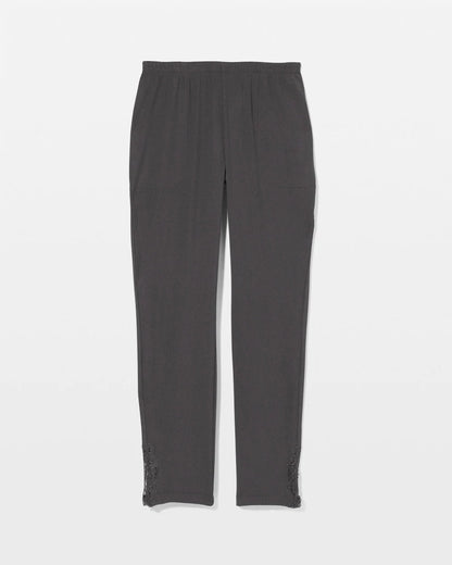 Rib Ankle Pajama Pants - DARK EVERGLADE | Soma Women