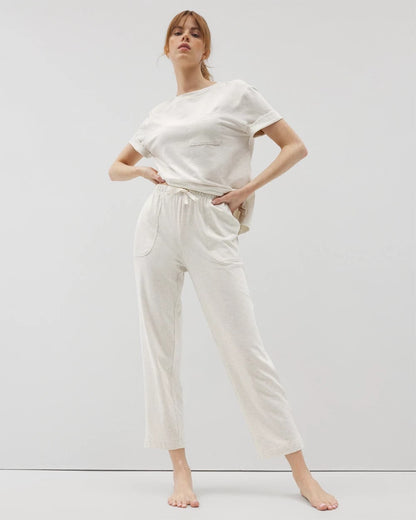 Crop Pajama Pants - HEATHER CRYSTAL | Soma Women