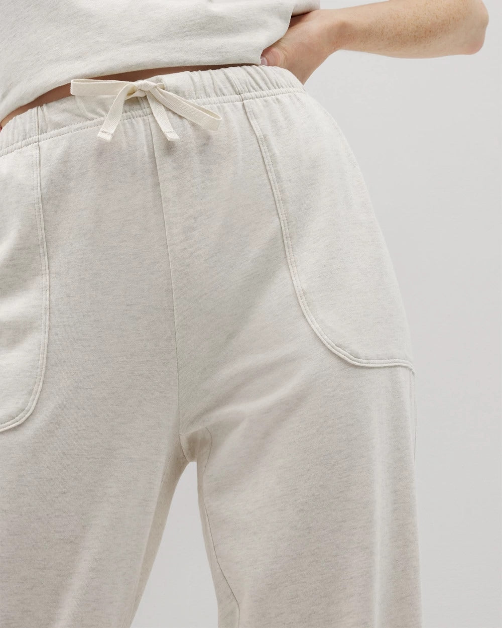 Crop Pajama Pants - HEATHER CRYSTAL | Soma Women