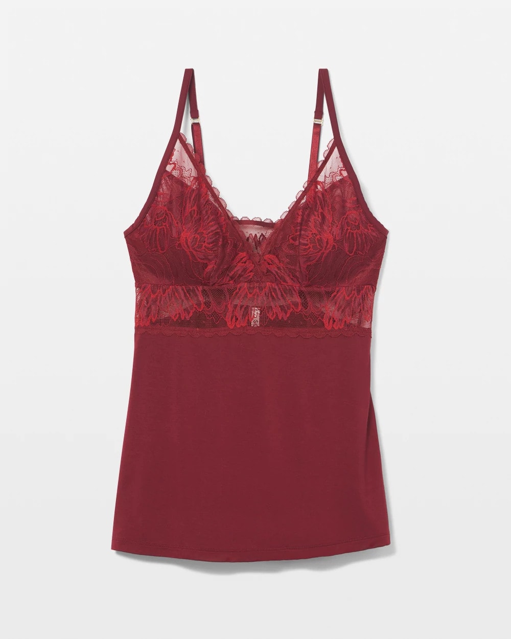 Pajama Cami With Plunge Necklline - VERMILLION | Soma Women