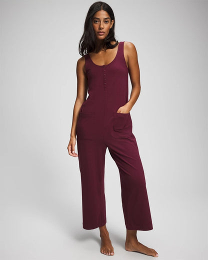 Henley Jumpsuit - VELVET PLUM | Soma Women