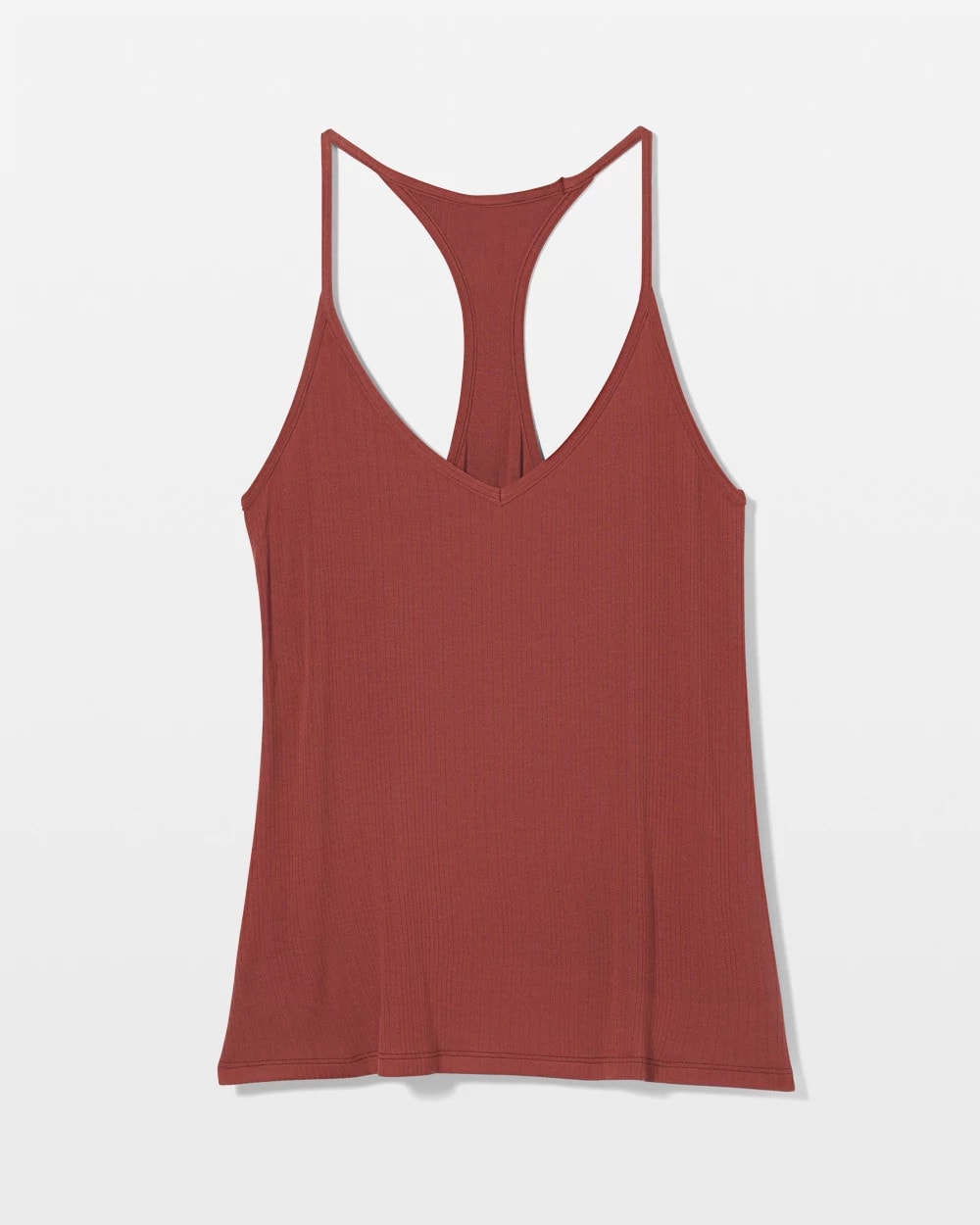 Lightweight Rib Knit Pajama Cami - SPICED MAHOGANY | Soma Women