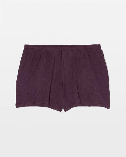 Lightweight Rib Knit Pajama Shorts - PLUM PERFECT | Soma Women