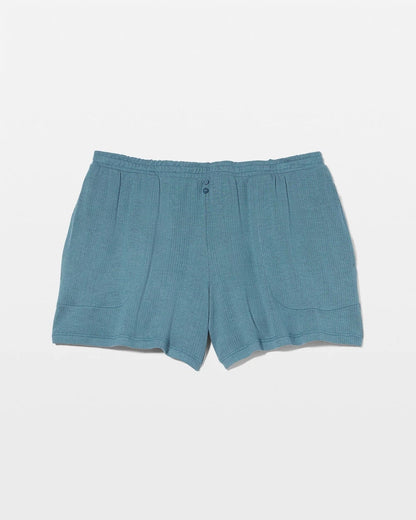 Lightweight Rib Knit Pajama Shorts - TAPESTRY | Soma Women