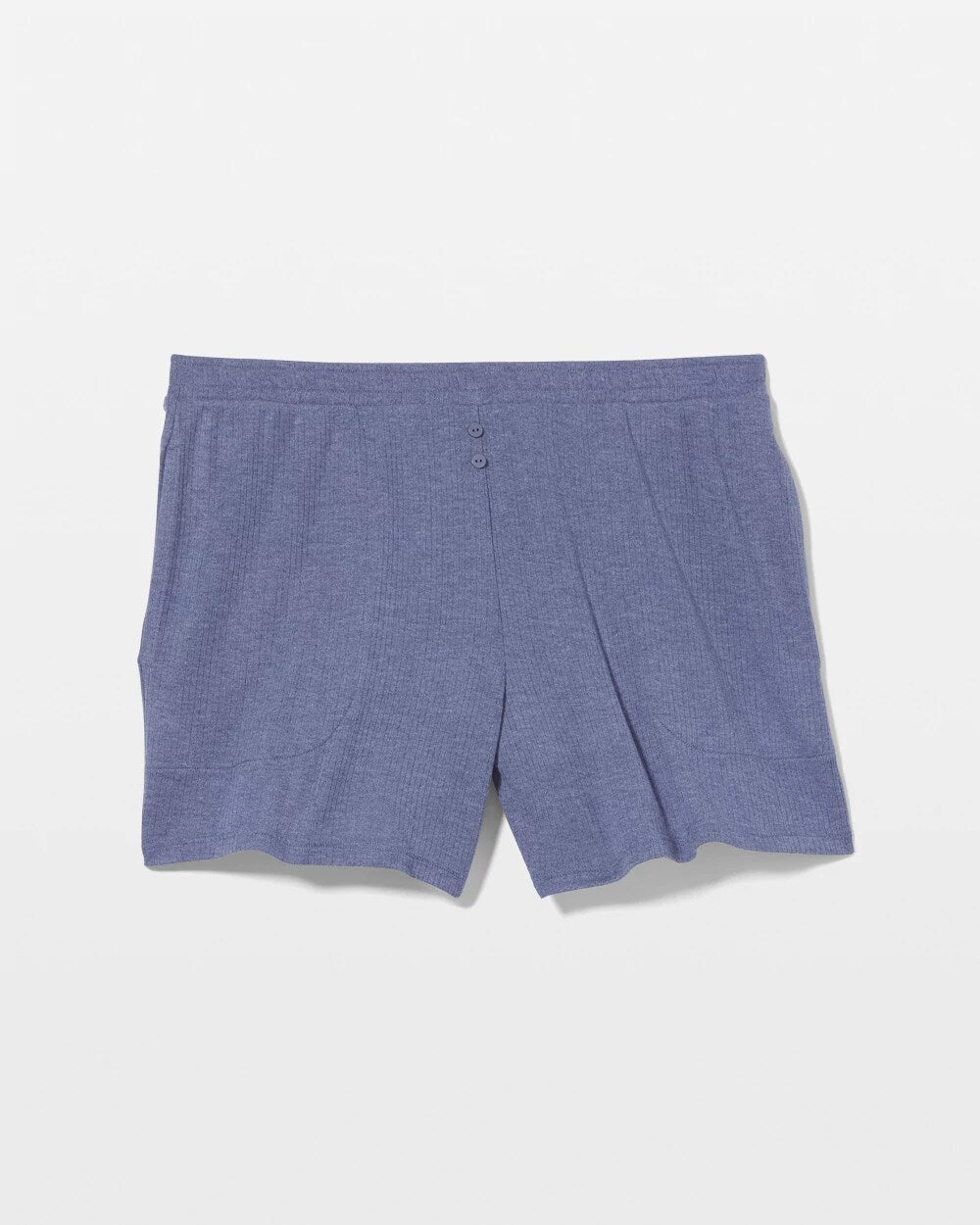 Lightweight Rib Knit Pajama Shorts - HEATHER DUSK | Soma Women