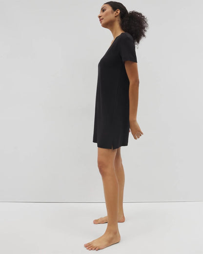 Short-Sleeve Sleepshirt - BLACK | Soma Women