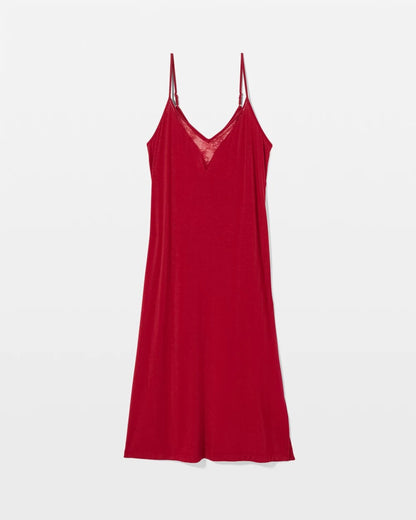 Lace Midi Nightgown - PAINT THE TOWN RED | Soma Women