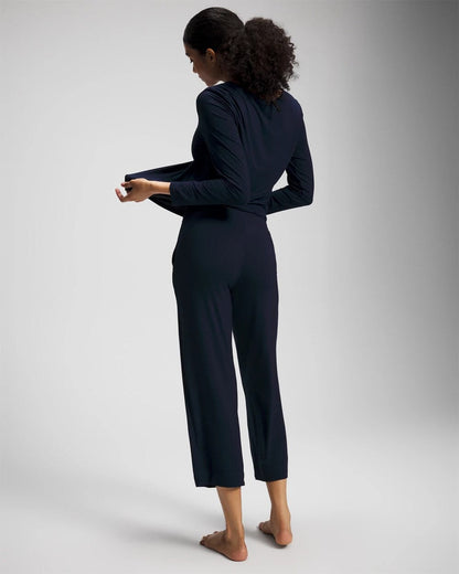 Cropped Pajama Pants - NIGHTFALL NAVY | Soma Women
