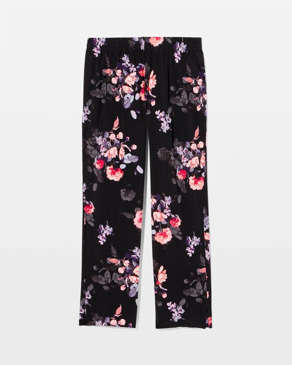 Ankle Pajama Pants - FLORAL DREAMS BLACK | Soma Women