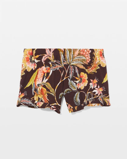 Ruffle Pajama Shorts - PARROT-DISO PLUME G PLUM | Soma Women