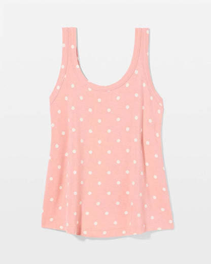 Pajama Tank - DREAMY DOT MID BLUSH PINK | Soma Women