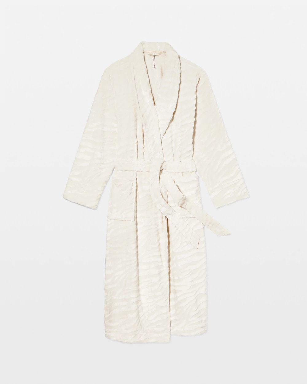 Textured Plush Long Robe - CHAMPAGNE DREAMS | Soma Women