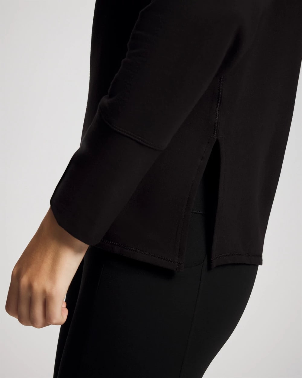 Ultra Soft Fleece Dolman Top - BLACK | Soma Women