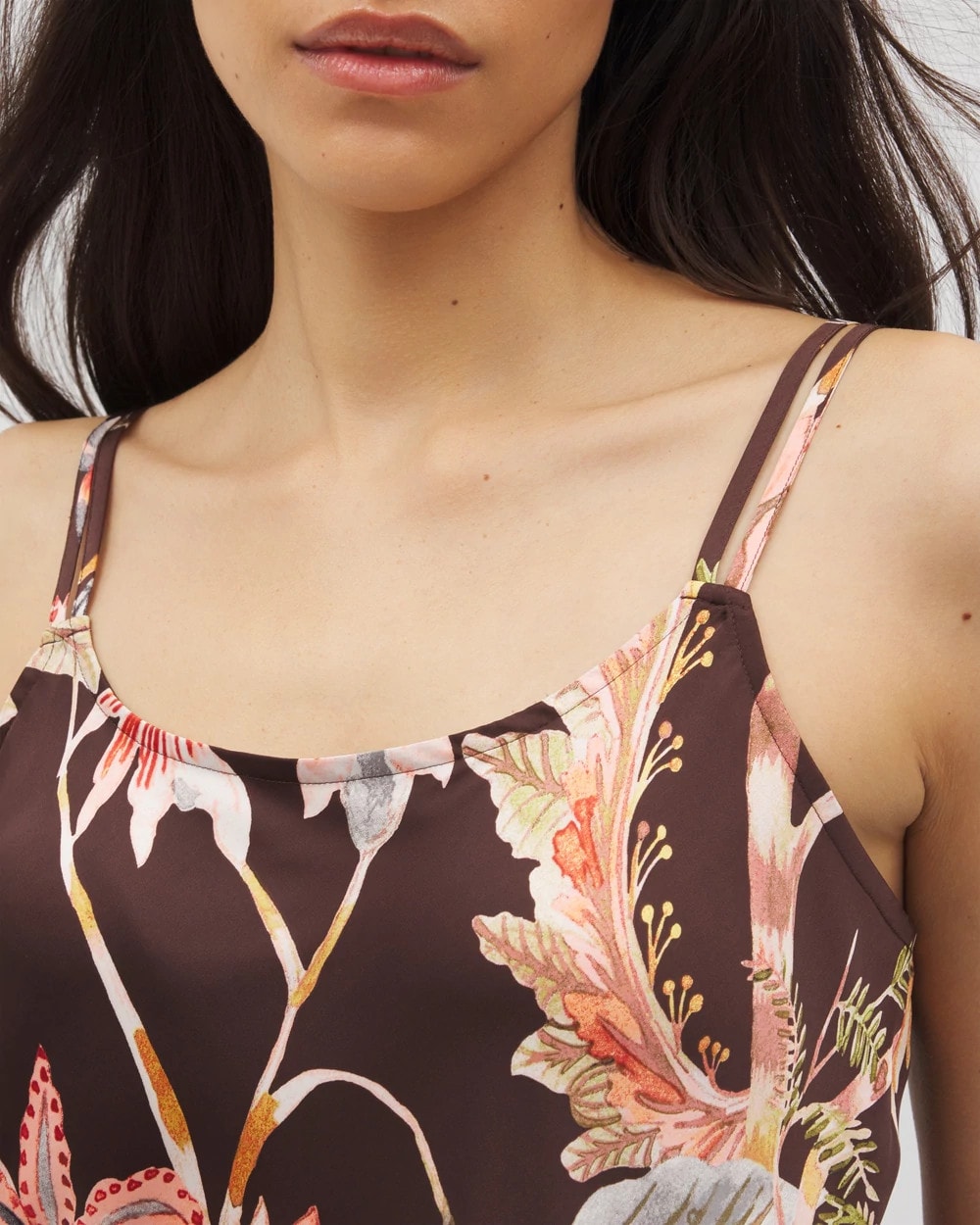 Double Strap Pajama Cami - PARROT-DISO PLUME G FR | Soma Women