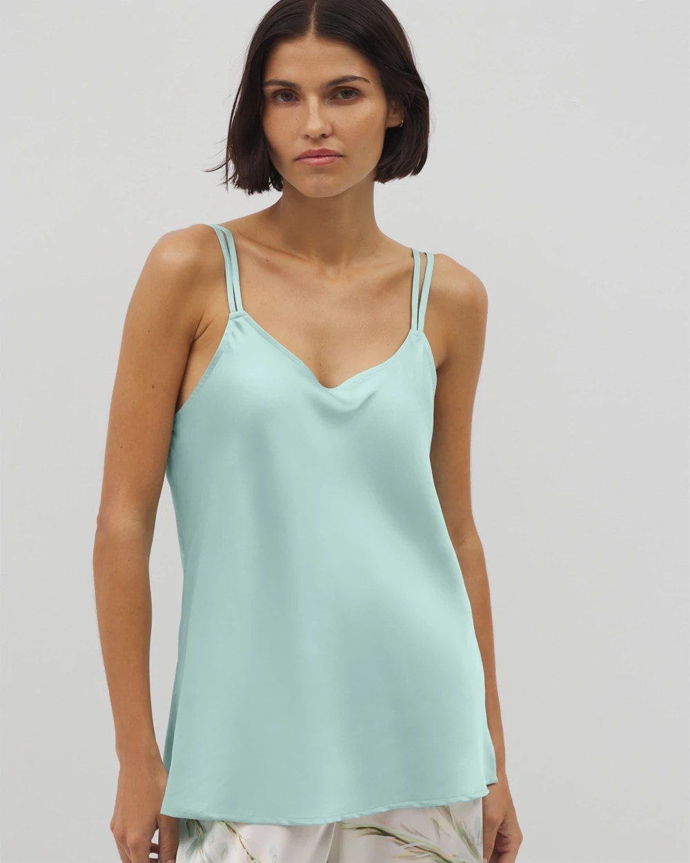 Double Strap Pajama Cami - HARBOR GREEN | Soma Women