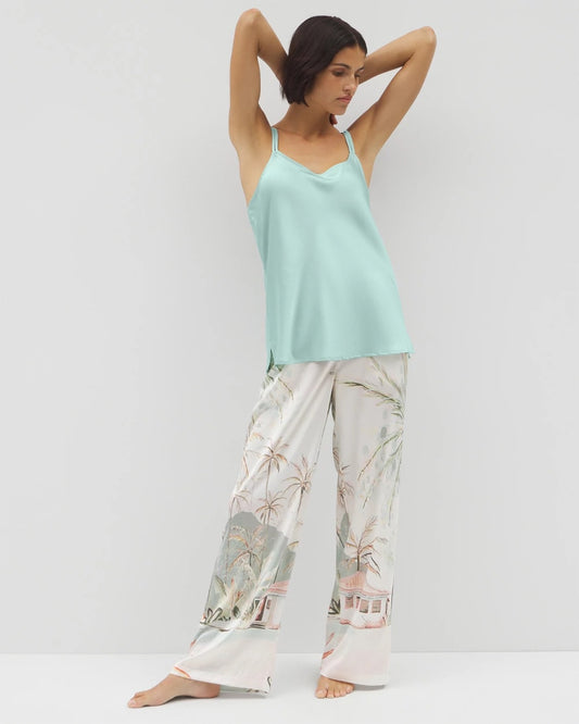 Double Strap Pajama Cami - HARBOR GREEN | Soma Women