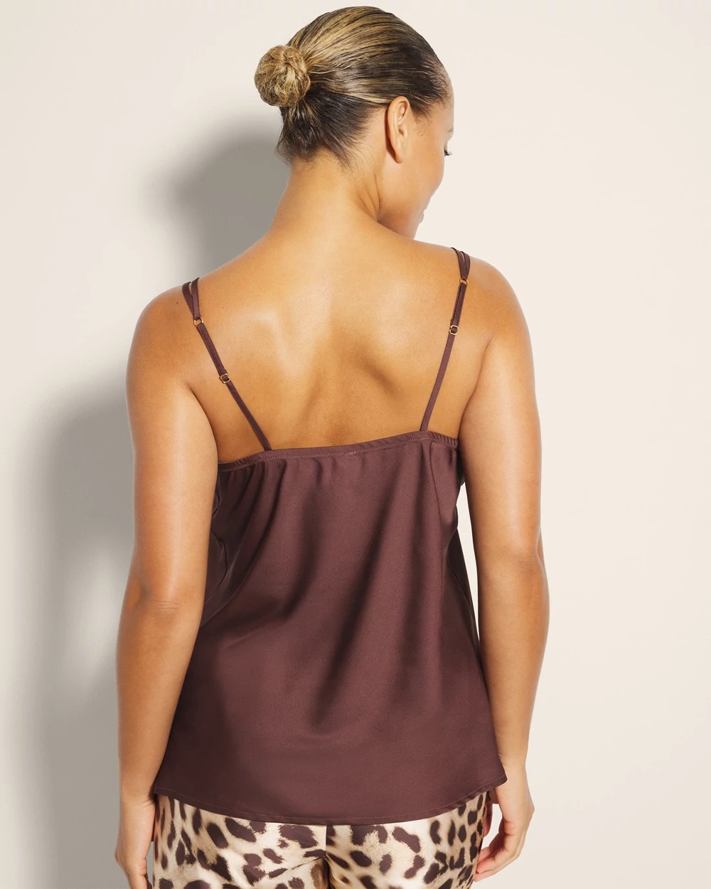 Double Strap Pajama Cami - MOCHA | Soma Women