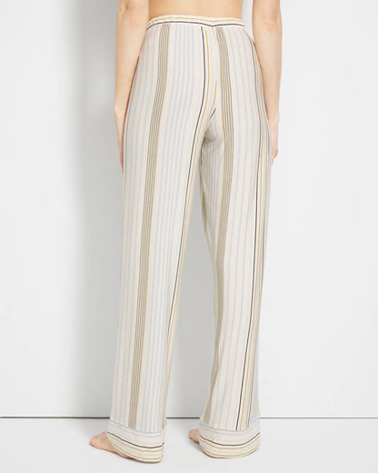 Printed Pajama Pants - SUMMIT STRIPE CHAMPAGNE | Soma Women