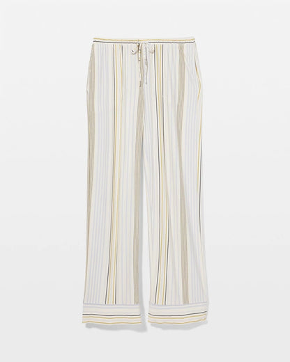 Printed Pajama Pants - SUMMIT STRIPE CHAMPAGNE | Soma Women