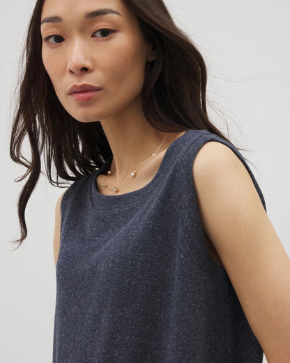 Rib Knit Sleeveless Top - HEATHER ECLIPSE | Soma Women