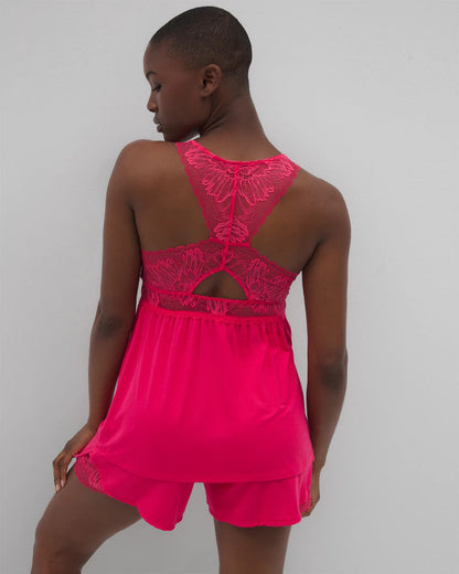 Soft Support Lace Pajama Cami - PERFECT PINK | Soma Women