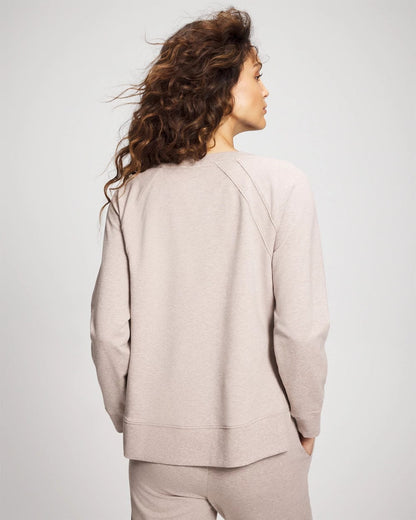 Essential Terry Crewneck Sweatshirt - HEATHER MINK | Soma Women