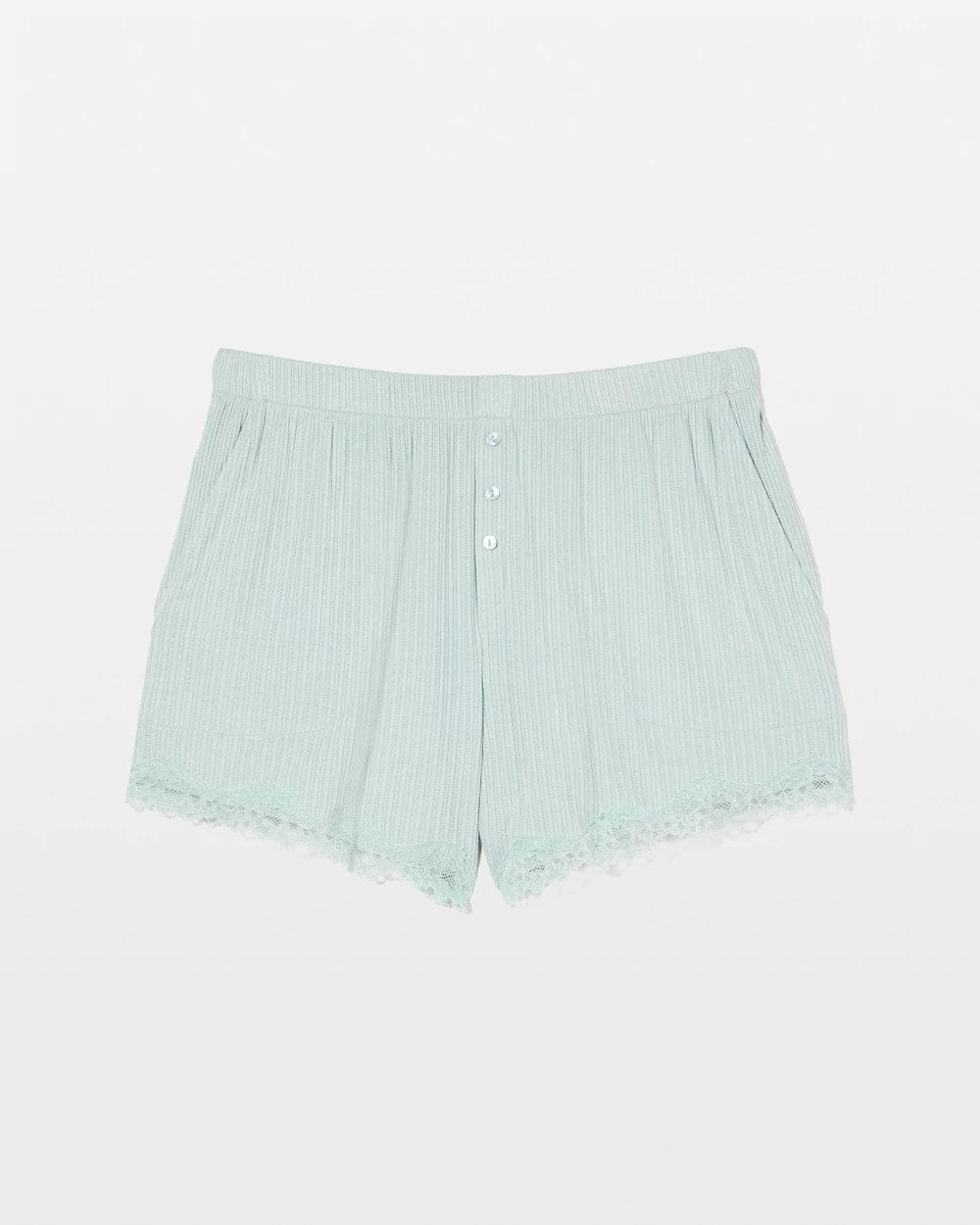 Pointelle Pajama Short - GREEN MIST | Soma Women