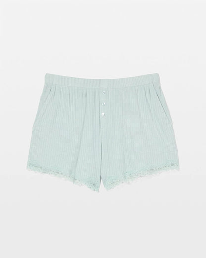 Pointelle Pajama Short - GREEN MIST | Soma Women