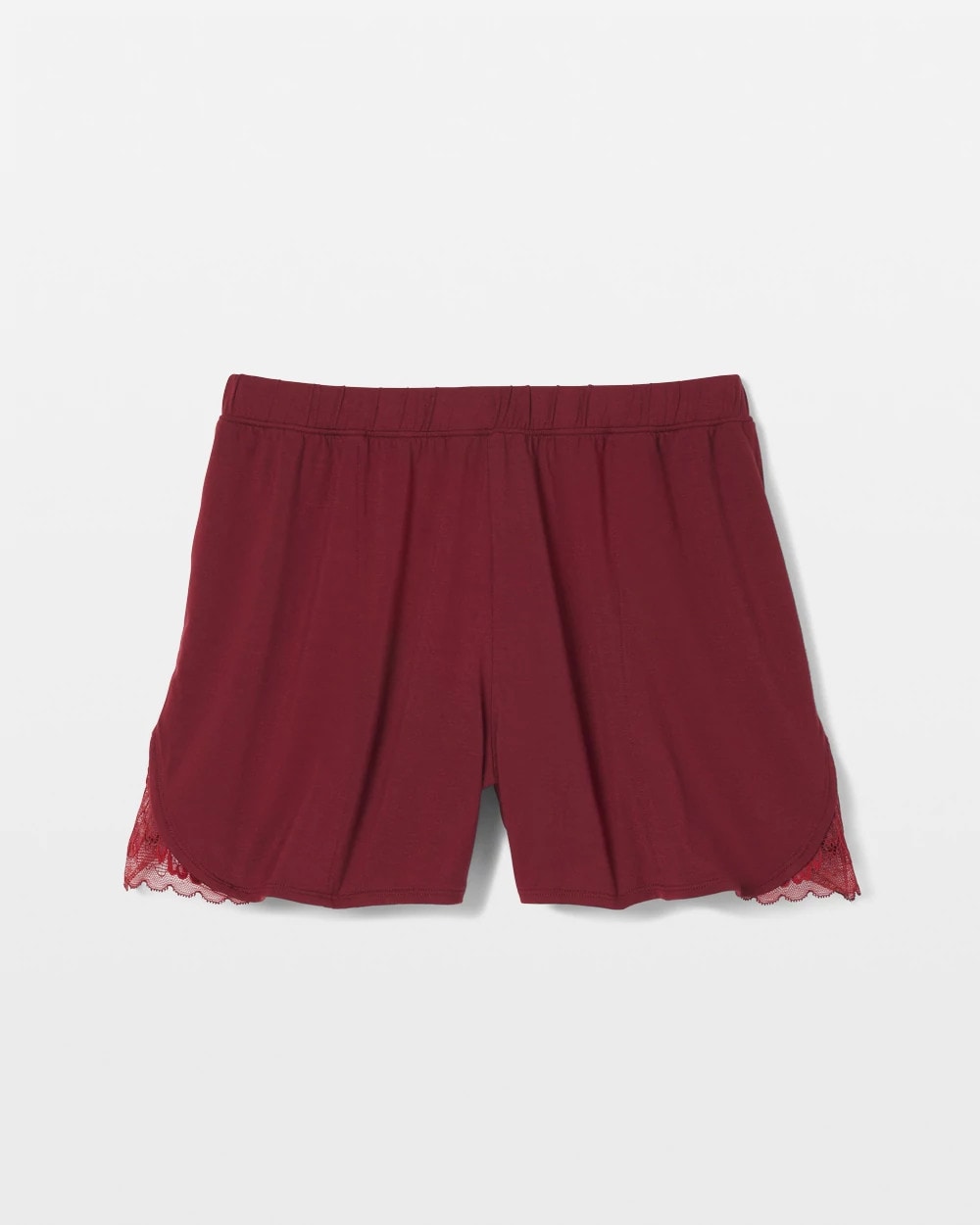 Lace Trim Pajama Shorts - VERMILLION | Soma Women
