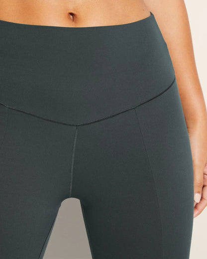 24/7 High-Waist Mini Flare Leggings - DARK EVERGLADE | Soma Women
