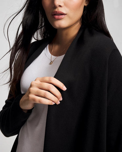 Sweater Travel Wrap - BLACK | Soma Women