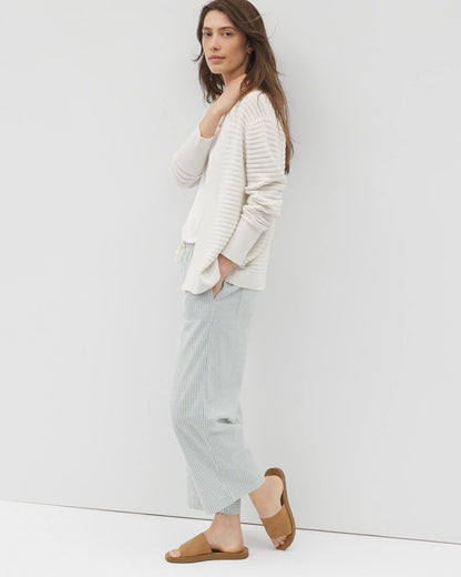 Cotton Open Stitch Cardigan - SALT MIST | Soma Women