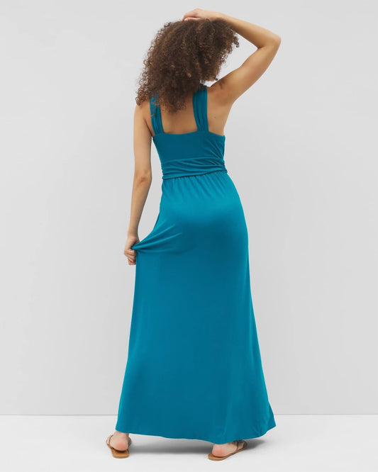 Bayside Halter Maxi Bra Dress - DEEP POSEIDON | Soma Women