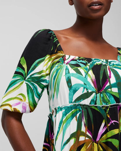 Tiered Short Bra Dress - BUNGALOW PALMS COCONUT | Soma Women