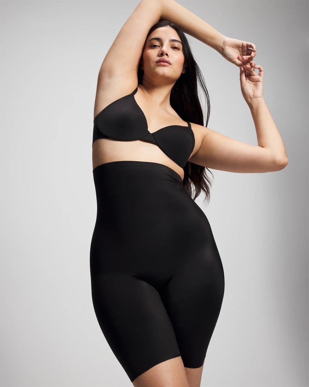 Mid Level Cooling Super High Waist Short - BLACK | Soma Women