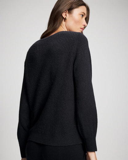 Shimmer Cable Knit Sweater - MIDNIGHT SKIES | Soma Women