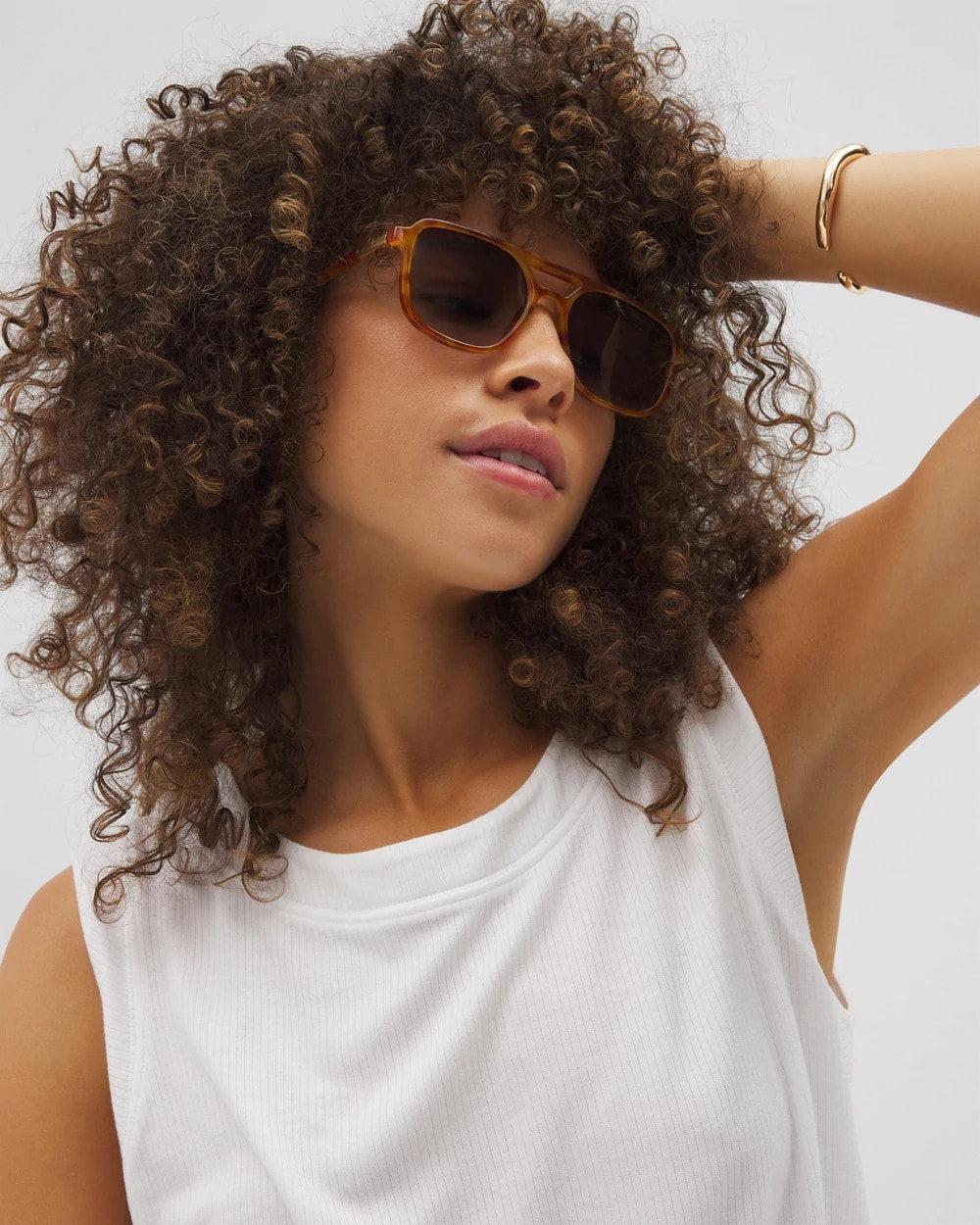 Rib Knit Sleeveless Top - OPTIC WHITE | Soma Women