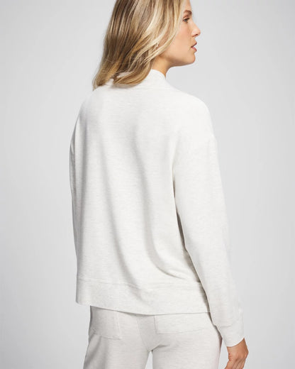 Ultrasoft Fleece Quarter Zip Sweatshirt - HEATHER DREAM | Soma Women