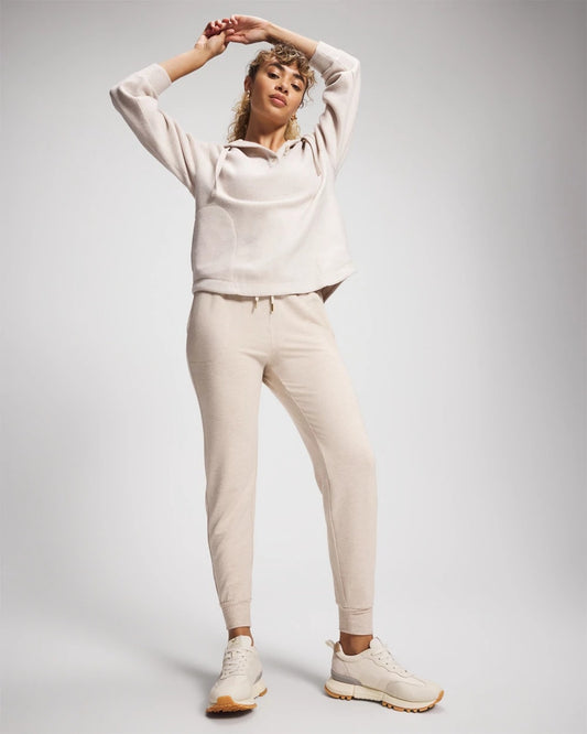 Ultrasoft Fleece Joggers - HEATHER SHELL | Soma Women