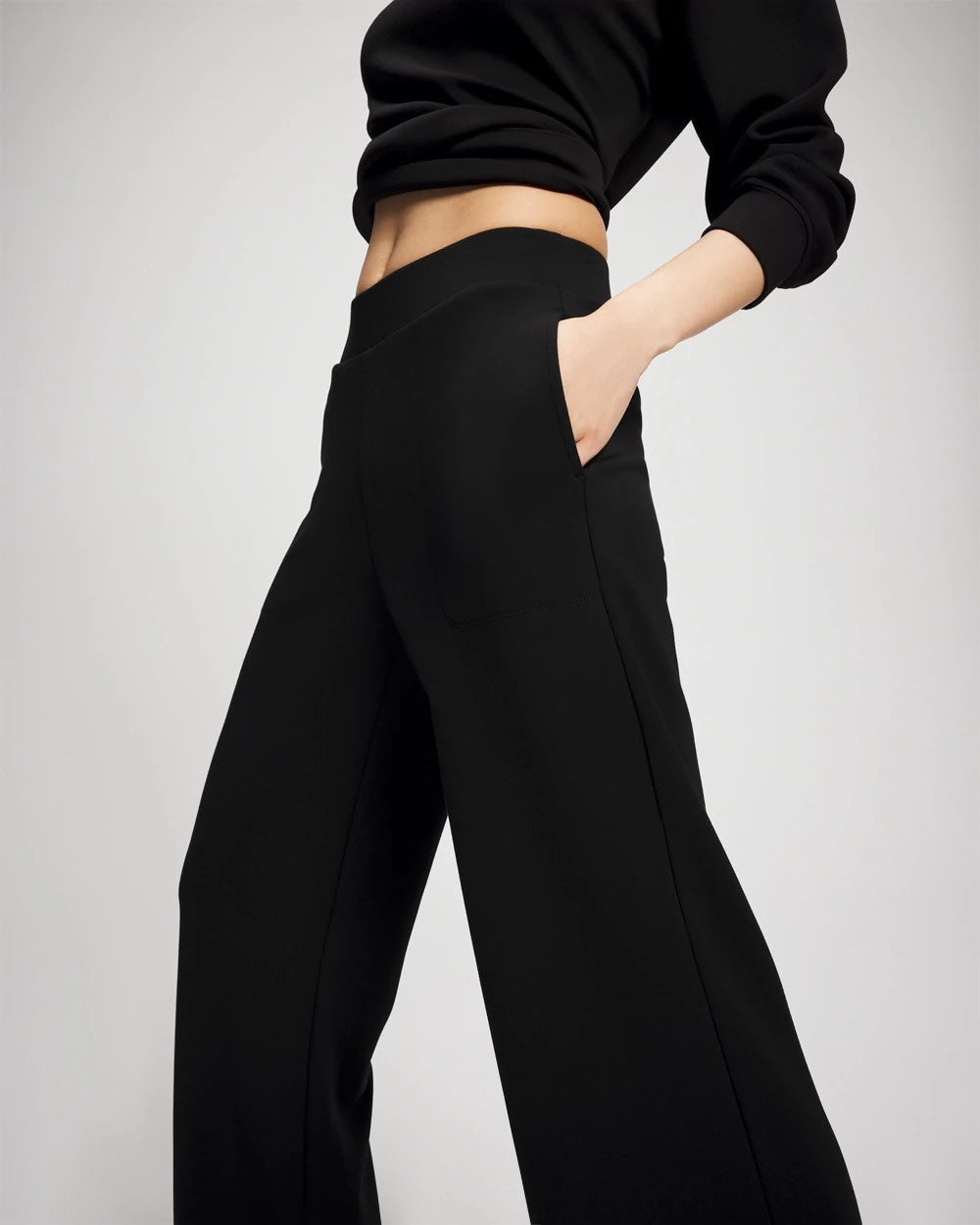 Modern Modal Straight Leg Pant - BLACK | Soma Women