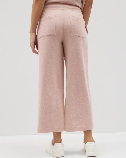 Wide Leg Crop Pant - HEATHER CLAY | Soma Women