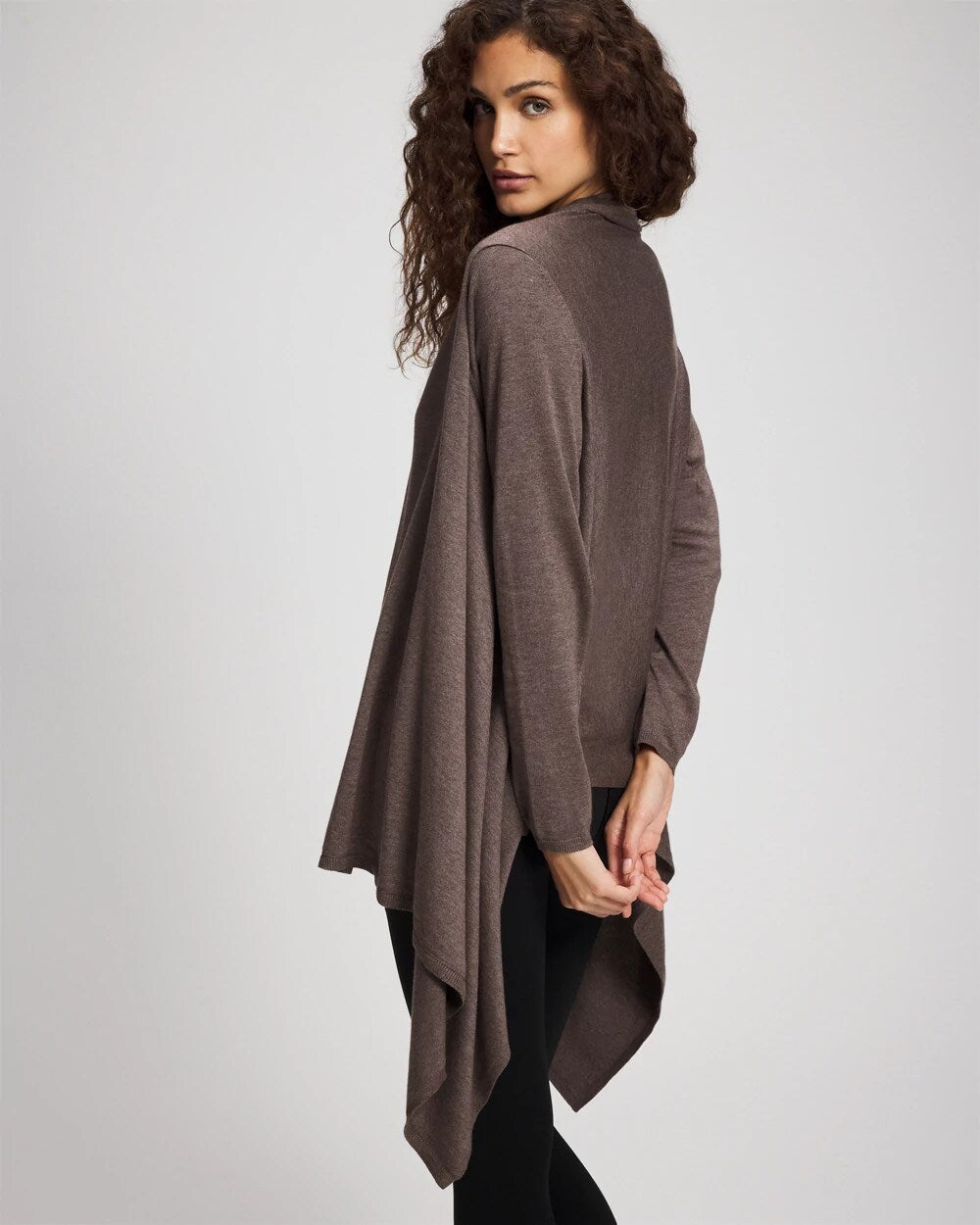 Sweater Travel Wrap - HEATHER COCOA | Soma Women