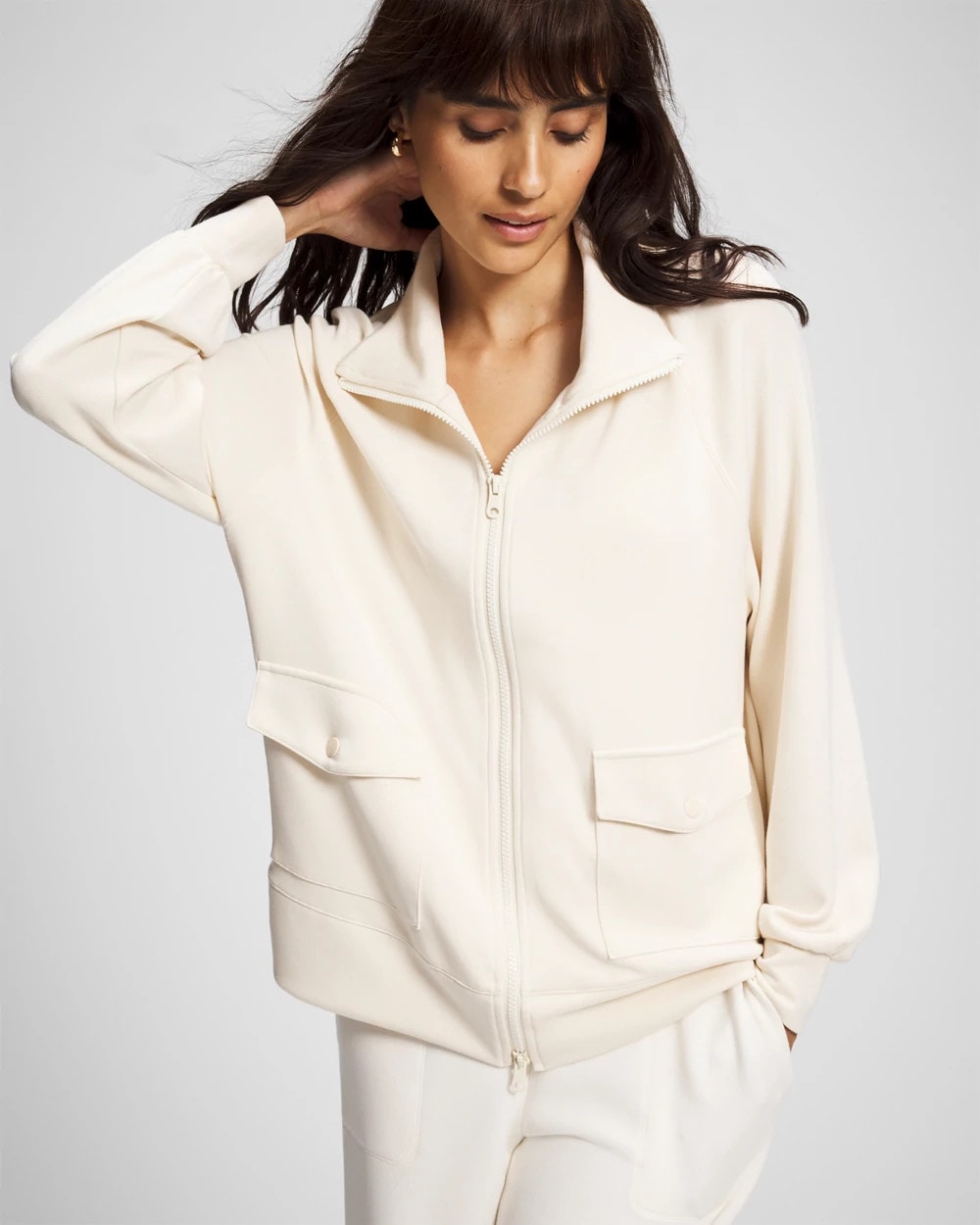 Modern Modal Jacket - PARCHMENT | Soma Women
