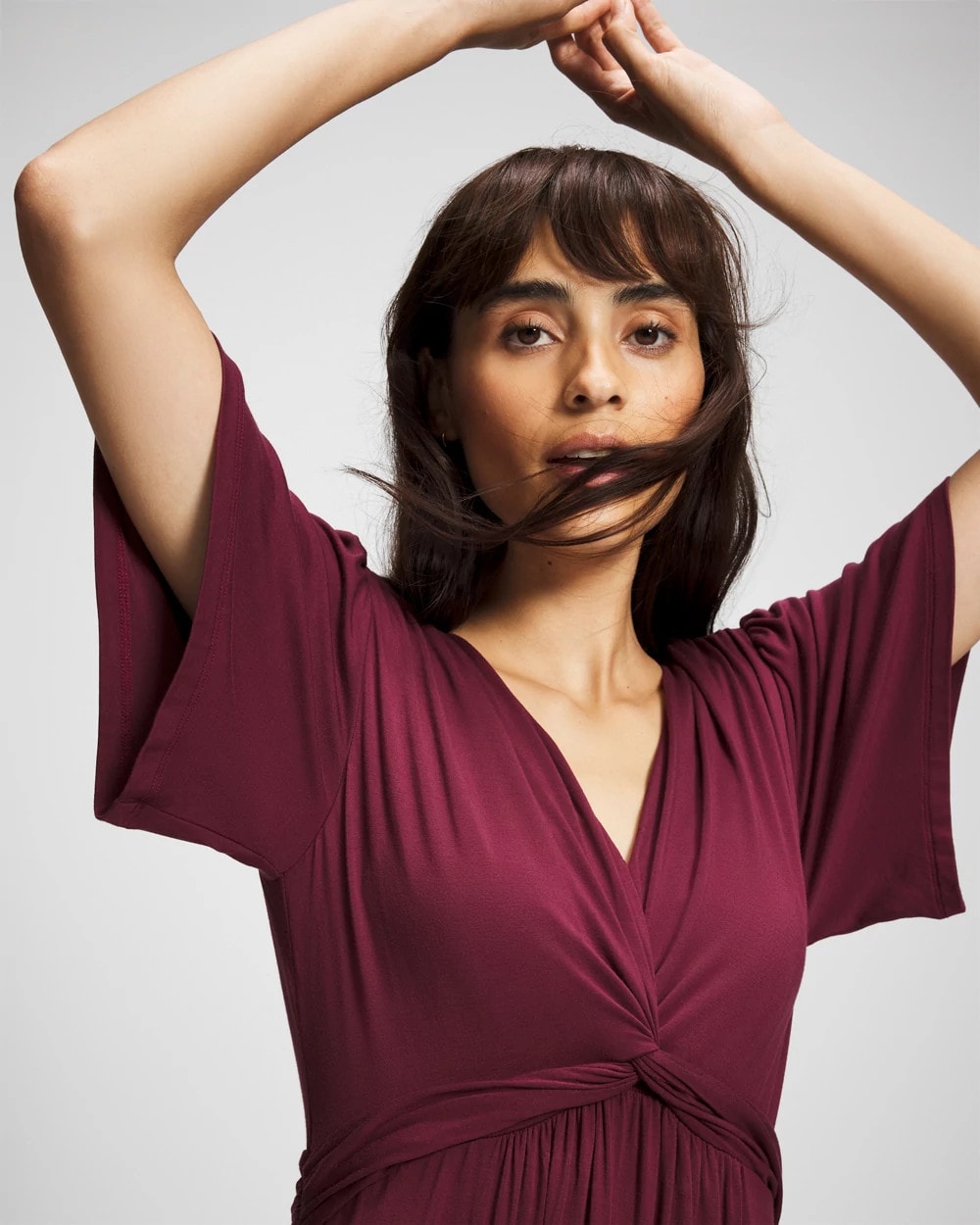 Pamilla Midi Bra Dress - VELVET PLUM | Soma Women